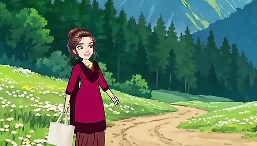 Swati ve dükkan sahibi Ramu'nun komik seksini gösteren çizgi film videosu. Büyük bir penis sikişiyor.