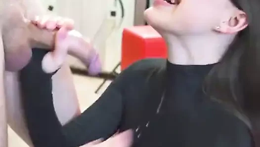 Cum sürtük olduğunu şaşırttı