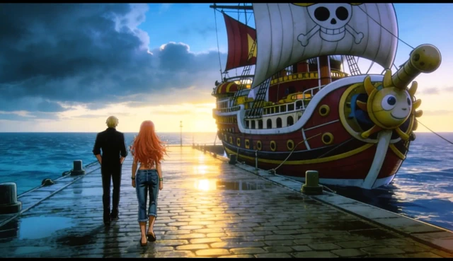 Nami luffy ve zoro tarafından sert sikiliyor - plajda tek parça sansürsüz hentai