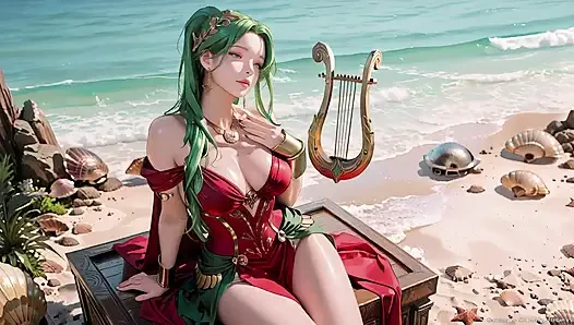 Yeşil tanrıça plajı soliloquy! Kırmızı altın zırh altında hangi bikini saklanır?