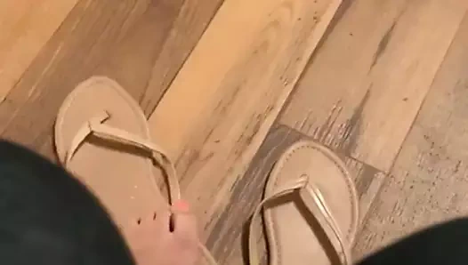 Açık tenli ayak oyunu