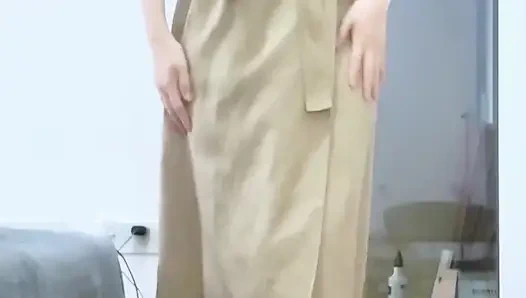 Dikişsiz ipek mastürbasyon