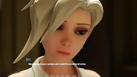 Overwatch xxx - overwatch'tan pembe kadının amını sikiyor - mercy'nin rotası