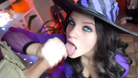 bakire cadı alır boşalmak üzerinde ona yüz ilk zaman üzerinde cadılar bayramı