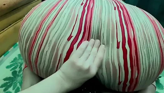 Büyük götlü Arap kız Suudi