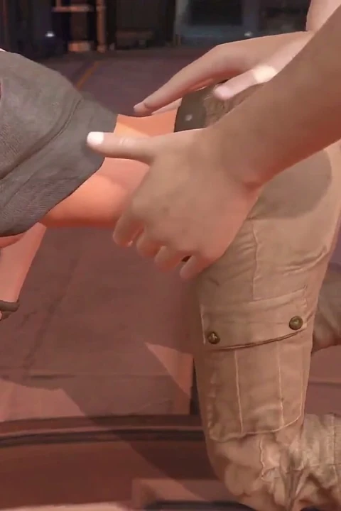 Lara Croft götüne dev bir yarak alıyor: Tomb Raider parodi