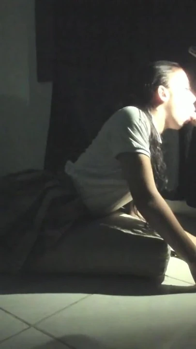 Schoolgirl Teen Agrees to Give Me a Blowjob and a Footjob for Cash | Clip 2