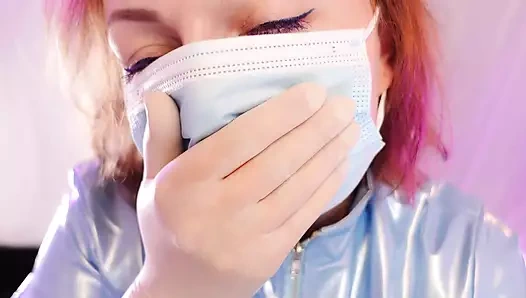 Asmr: Cerrahi eldivenler (arya grander).