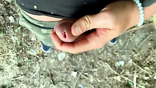Islak üretrama bak - glans yakın çekim