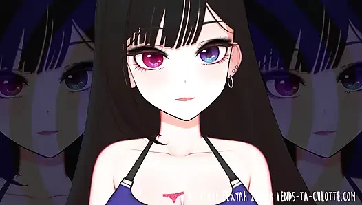 Vends-ta-culotte - seksi hentai kız aklını ve cinselliğini kontrol ediyor