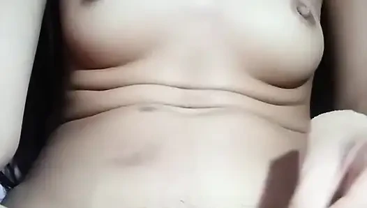 Desi Girl Boobs Pressing & Pussy Show Soft Tit Play & Wet Fingering Tease