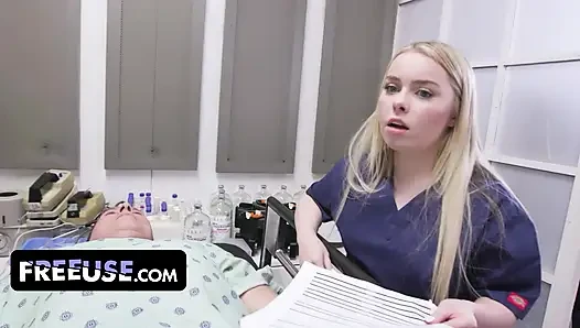 Thick  Haley Spades & Missa Mars Get Special Treatment From Perv Doctor