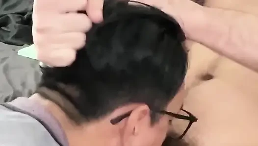 His Fetish Is That I Suck His Cock with My Glasses on
