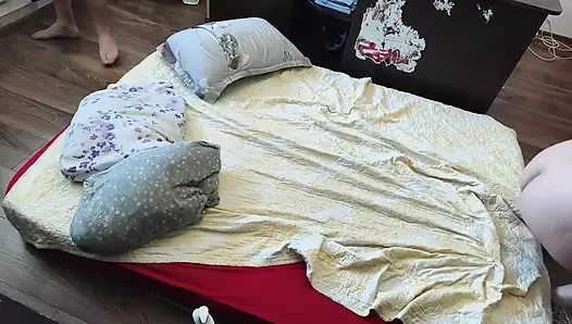 Amatör evli kadınla oral seks, kıllı amcık, büyük göt