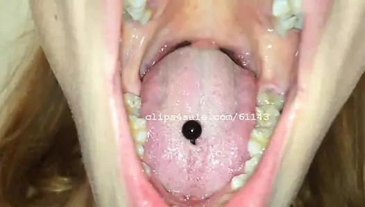 Ağız fetişi - silvia'nın ağzı