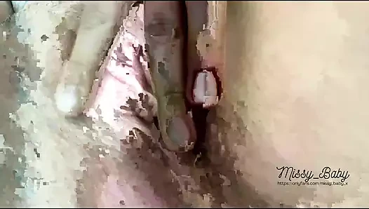 Kıllı ıslak pembe amcık