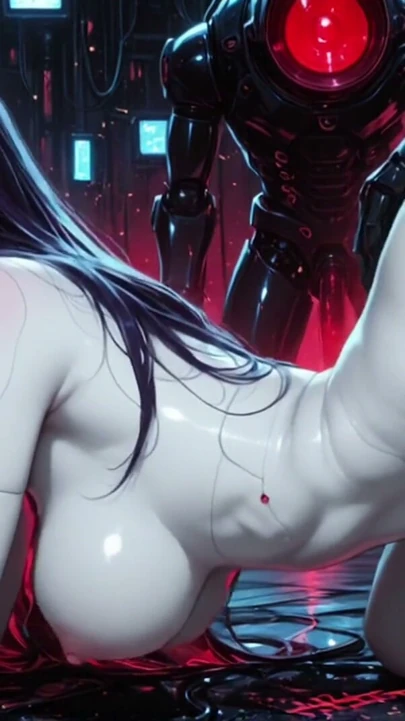PMV Futanari Oni Android Orgy (AI Generated) | Klip 1