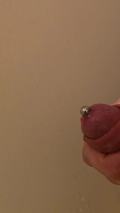 Pirsingli yarak gepiercten schwanz abspritzen barbell 3mm 14 mm 8 mm