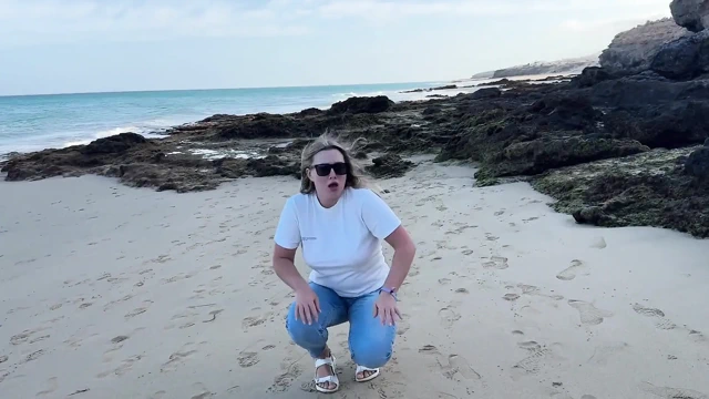 Peeing in Tight Jeans on the Beach