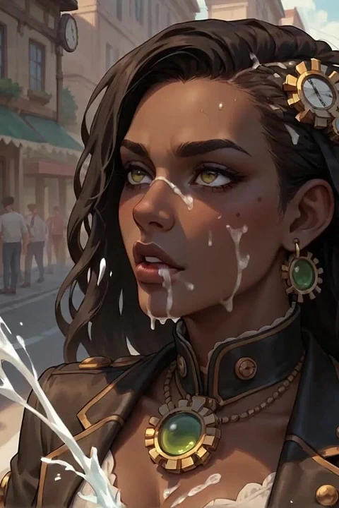 Bu steampunk xxx'te kavurucu siyah kraliçe muhteşem ve doyumsuz!