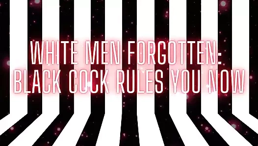 Beyaz adamlar unuttu - siyah yarak şimdi seni sikiyor