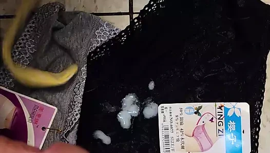 Çinli öğrenci külot onu bikini kullanarak ikinci cum damla