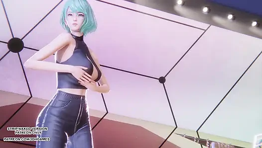 Mmd nayeon - abcd doa tamaki ateşli kpop dansı sansürsüz hentai