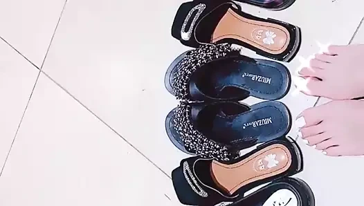 Çinli kız arkadaş, güzellik ayakları