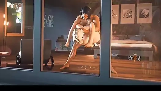 Büyük götlü kız amcığında çok sert bir yarakla sikiliyor