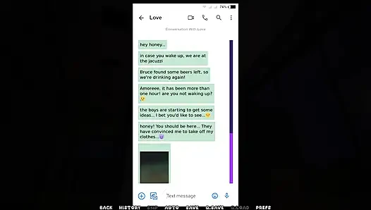 İtalyan ateşli karım kocasına onun ve en iyi arkadaşlarının porno videolarını ve fotoğraflarını gönderiyor - bölüm 24