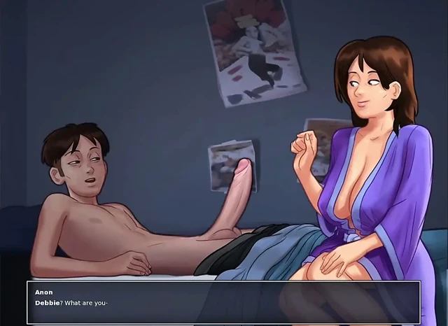 Summertime Saga - Debbie ile seks sahneleri DUBBED bölüm 1