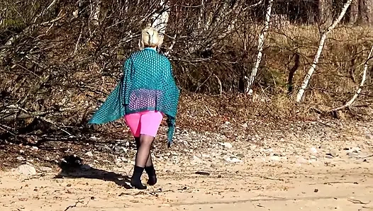 Sexy outfit for spring walk