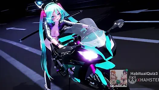 mmd r18 Miku NEON Ninja cnderella szextánc ahegao milf keményen meg akarja dugni a dildó csoport főnökét 3d hentai