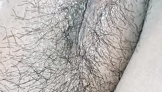 Lovely asian wife moaning while under arm licking