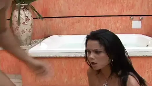 Anal şehvet içinde bir derin nüfuz sahne