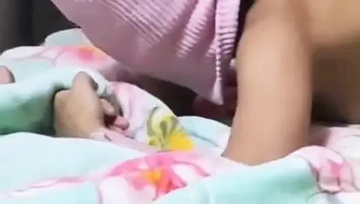 Çift Arap kız genç ve adam Suudi