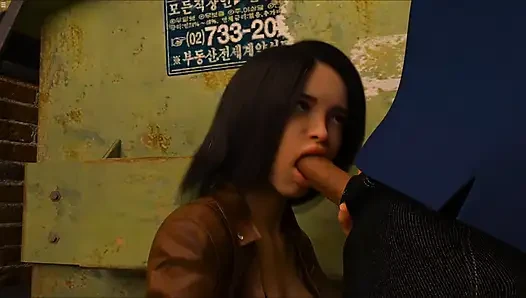 Office Colleague Girl Sucking Viktor Big Cock Almost Caught