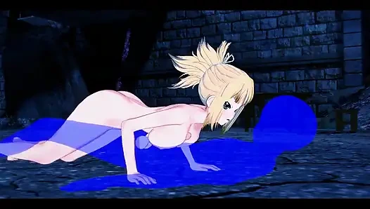 Dr stone hentai - kohaku göğüsle muamele ve elle muamele - Japon Asyalı manga anime oyunu porno