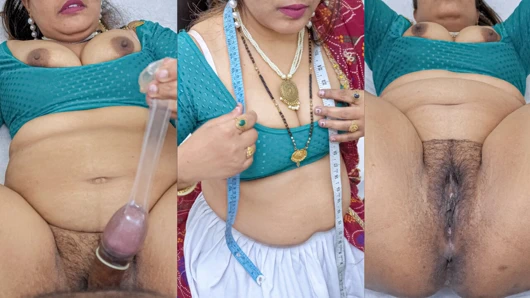 Sasur bahu sex- Hintli bahu (terzi) bahu ölçüm yaparken sasur ji tarafından kıllı sıkı amında sert sikiliyor.