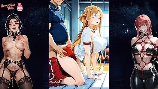 Hentai 2 boyutlu genç kaltaklar yarak emmeyi ve anal sikişmeyi seviyor