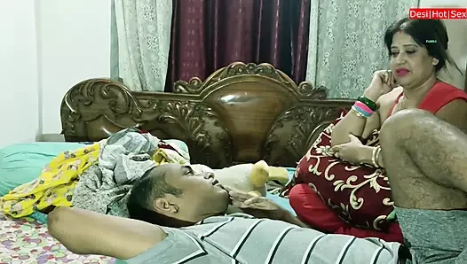 Net Hintçe sesli Hintçe sünnetsiz seks! Yenge seks