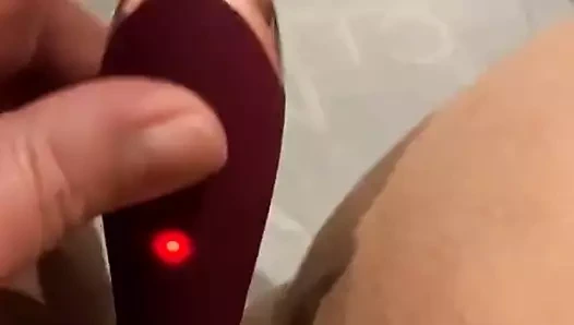 Olgun ve dik üvey yok vibratör gösteri