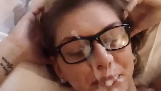 Cam üzerine büyük boşalma