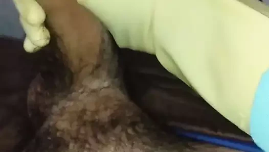 lastik eldiven masturbasyon yapmak