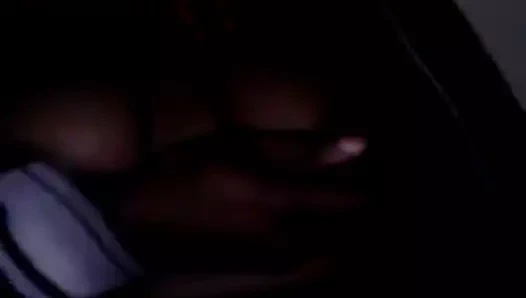 siyah kaltak okşayarak büyük azz tities