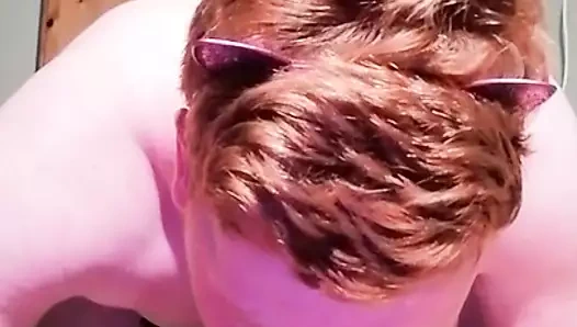 Tombul korkak derin boğaz eğitim