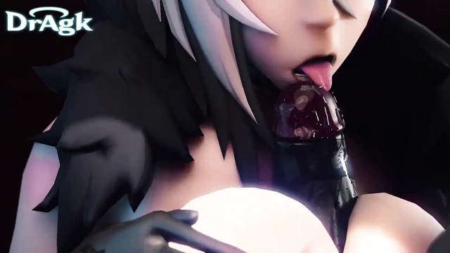 Arlecchino büyük göğüsleriyle büyük bir hilichurl yarağı sikiyor 3d paizuri animasyon genshin impact