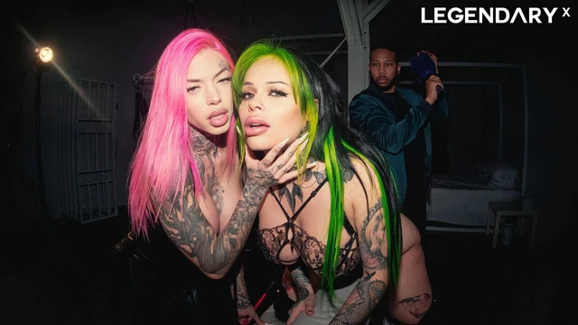 Legendaryx - Chantal ve Karen ile üç sert xxx