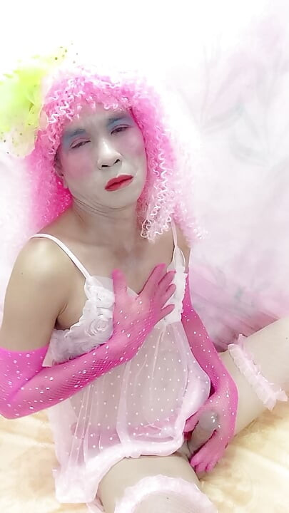 Oanh Le transgender wearing sexy clothes selfie cups tinh