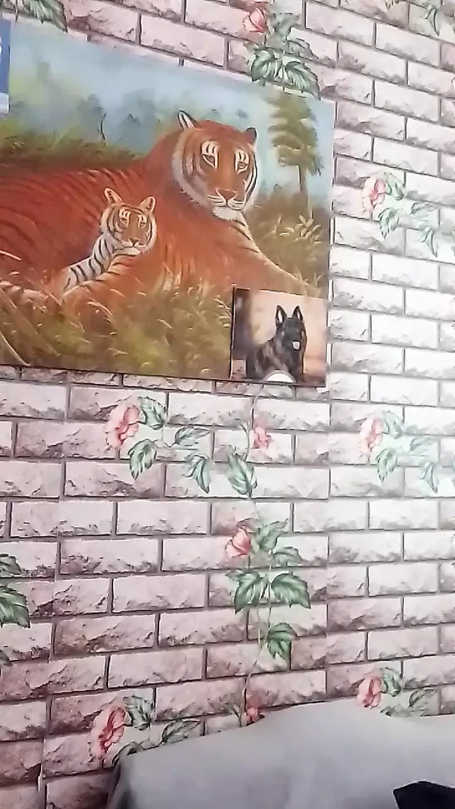 Иду обнаженная и одна дома